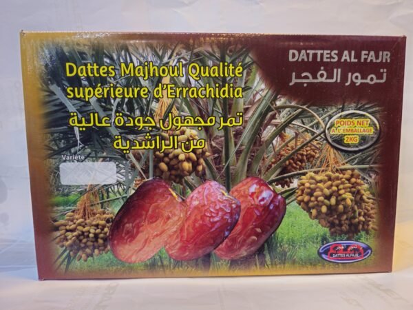 تمر المجهول المغربي صغير الحجم C
Dattes Madjoul Marocain (petit calibre) 2kg/1kg/500g
Moroccan Madjoul dates(small size)